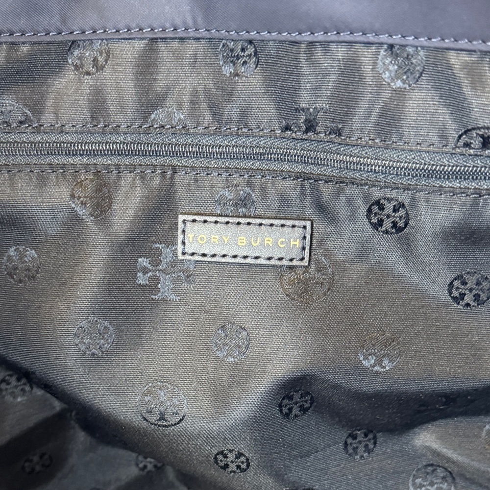 NWOT Tory Burch Midnight Blue Ella Nylon Tote - Picture 11 of 13